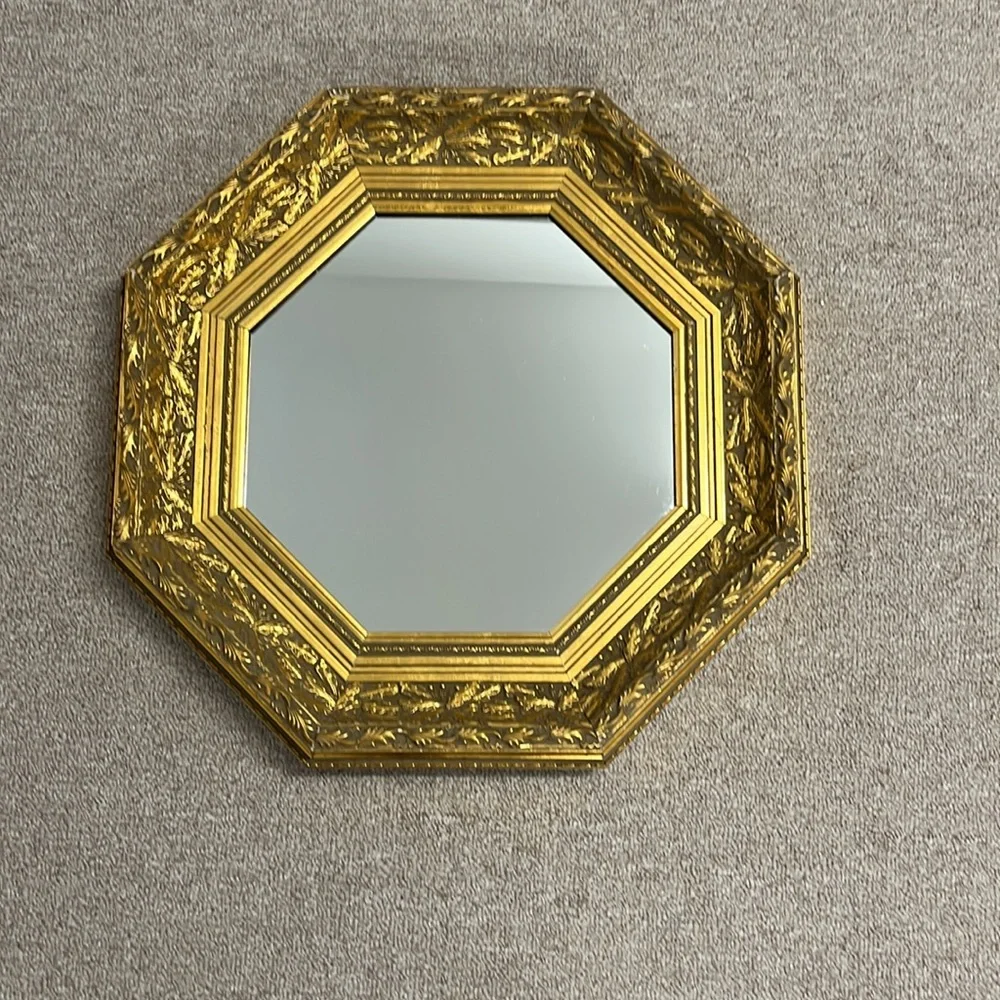 The Bombay Co. Octagon Gold Guilded Mirror